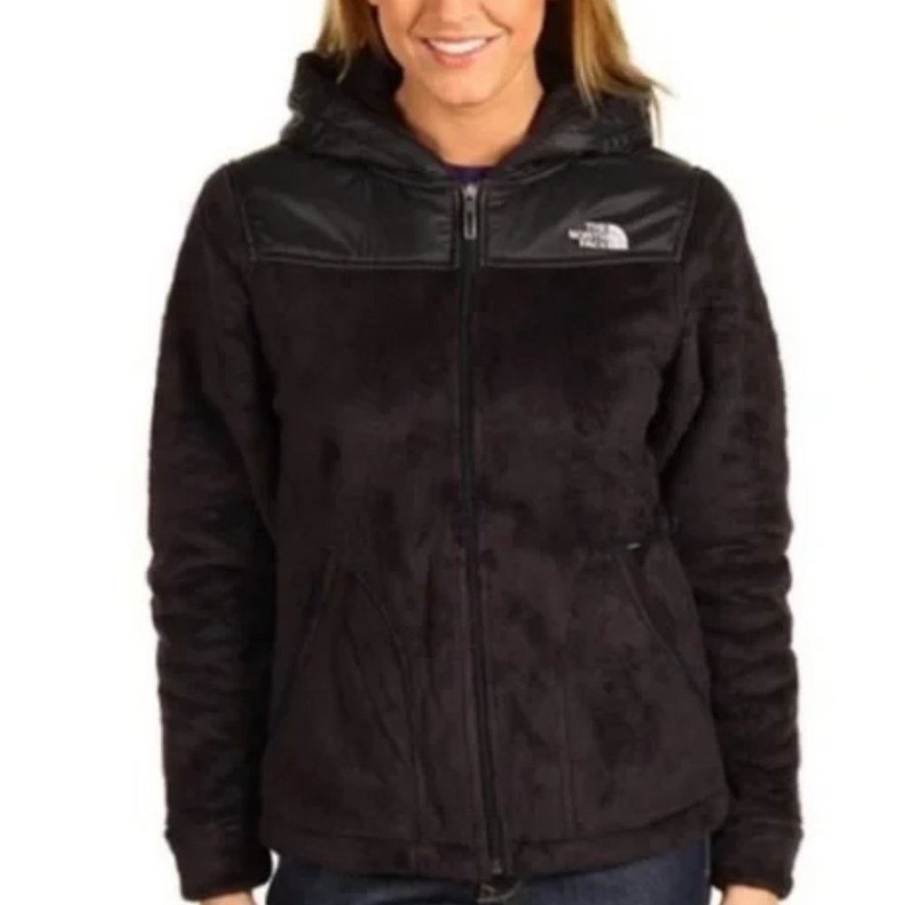 The North Face Oso Thermal Plush Fleece Hooded Jacket Black XS